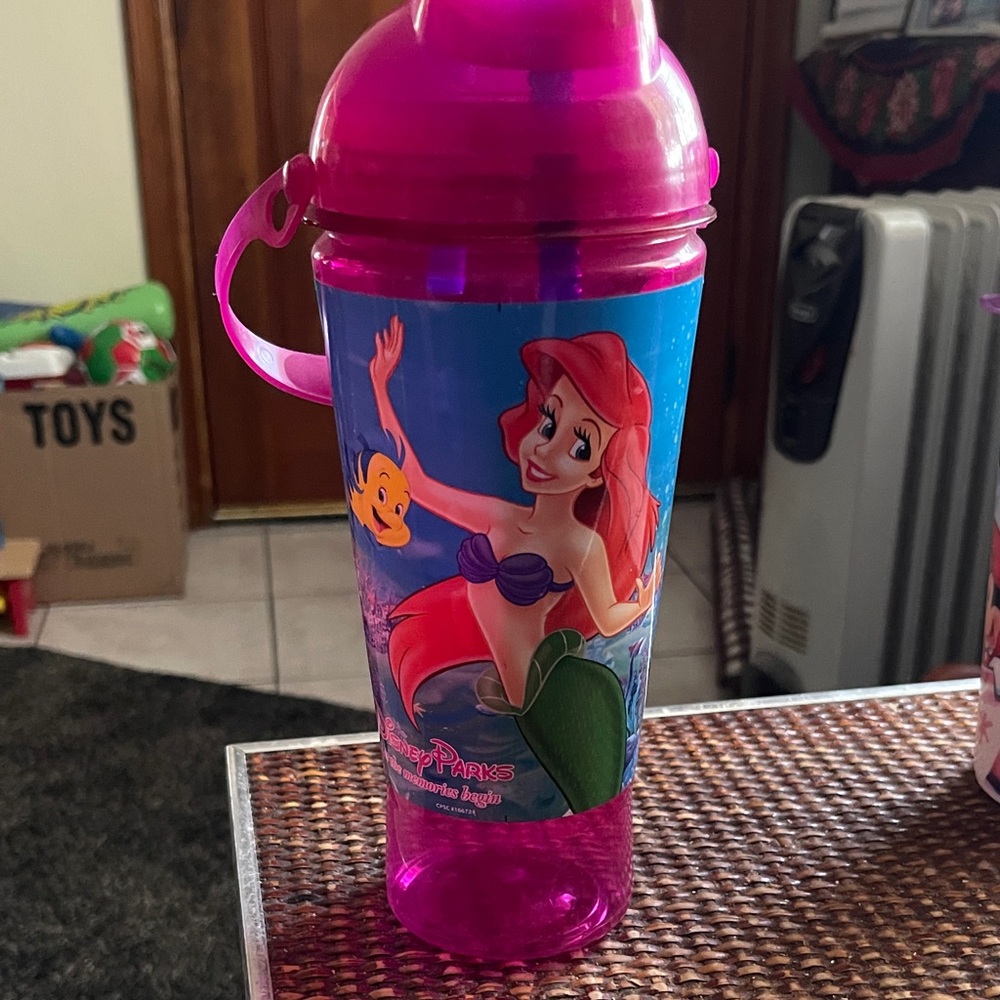 #66 Disney Parks Pink Ariel Sipper Cup